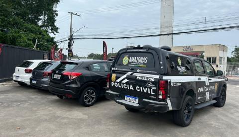Operação da PC apreende 21 veículos em locadora no São José