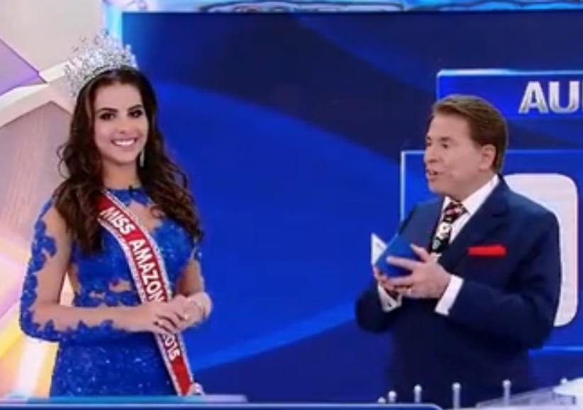 Silvio Santos constrange Miss Amazonas com 