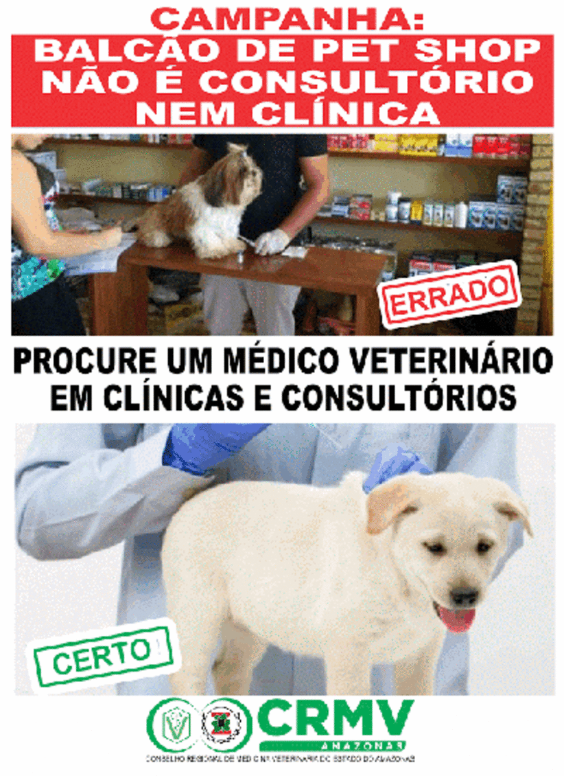 Cartaz da campanha dos veterinrios