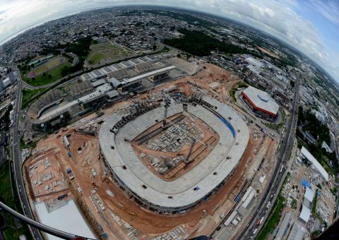 Caixa financia cobertura da Arena da Amazônia produzida em Portugal