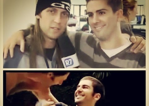  Bruno Sutter, do "Hermes & Renato", se emociona em homenagem a Fausto Fanti