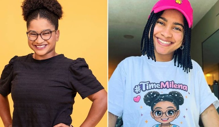 Haters ameaçam denunciar gêmea de Milena do BBB26 para ICE