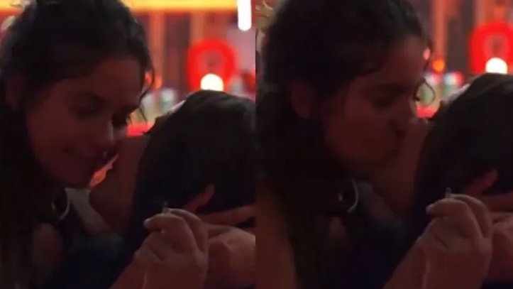 BBB26: Após Jonas e Marciele, Chaiany e Gabi trocam selinhos em festa