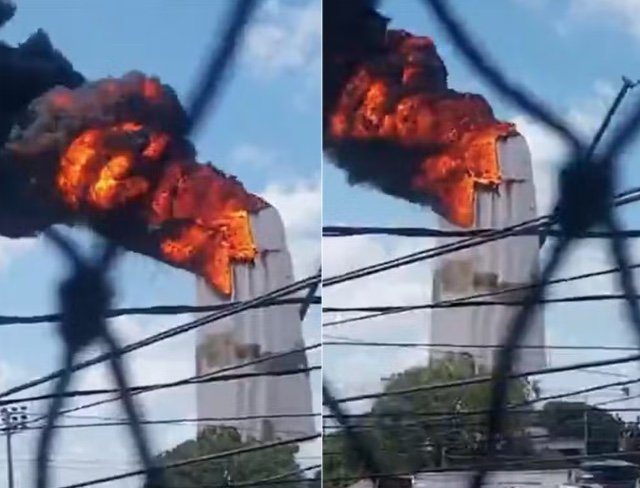 Estátua de 35 metros de Nossa Senhora de Fátima é destruída por chamas