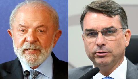 Pesquisa aponta empate técnico entre Lula e Flávio Bolsonaro na corrida presidencial