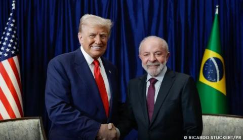 Trump elogia relação com Lula e abre as portas da Casa Branca: ‘adoraria recebê-lo’