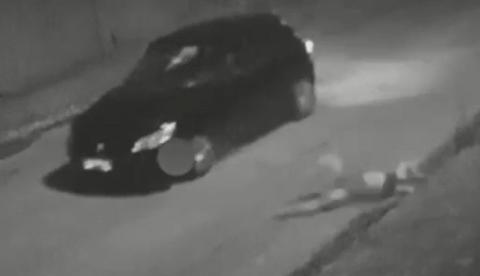 Vídeo brutal mostra momento em que foragido atropela e agride mulher no Petrópolis