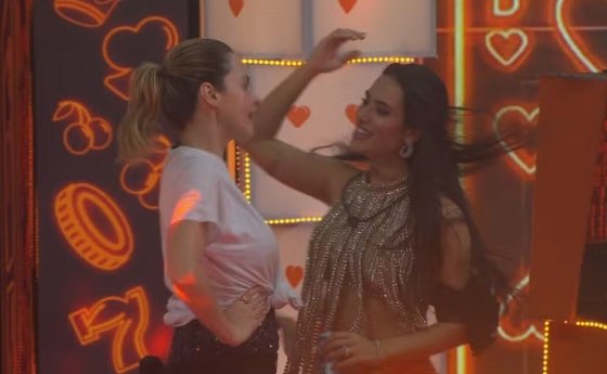 Ana Paula e Jordana debocham de Marciele e Jonas após beijo; vídeo