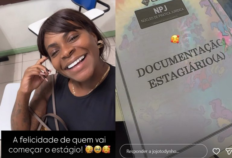 Jojo Todynho anuncia início de estágio em Direito: "Nova estagiária"