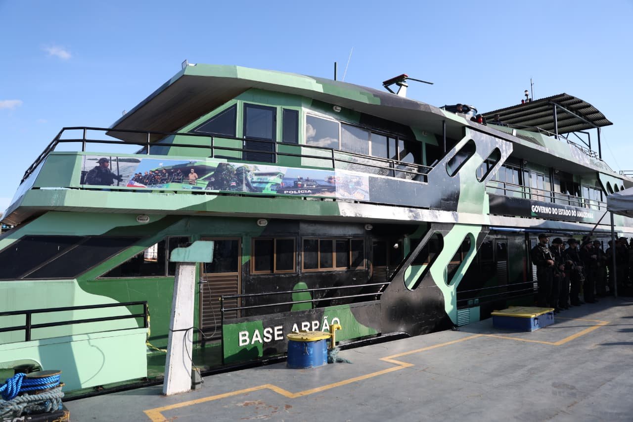 Amazonas intensifica cerco ao crime organizado com nova base fluvial em Jutaí