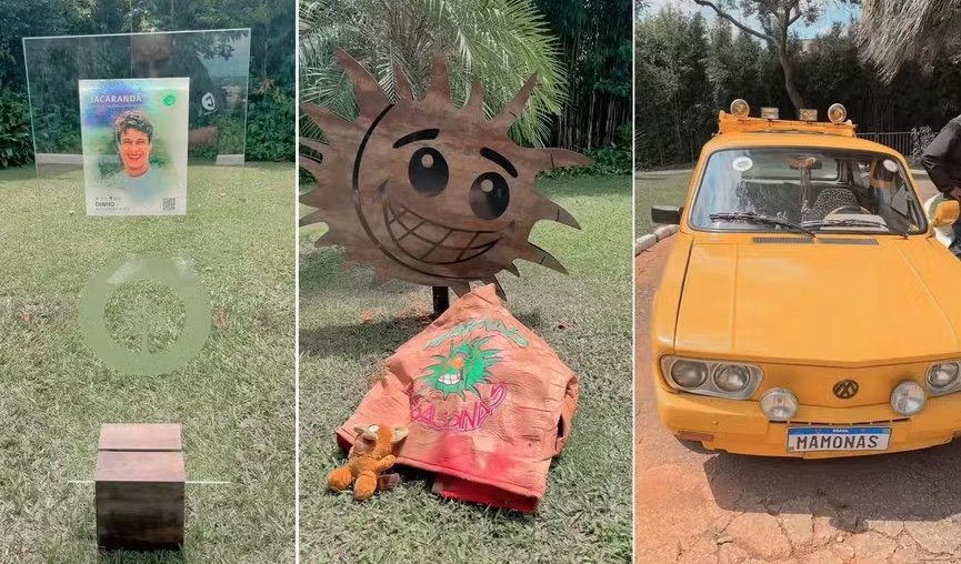 Após exumação, memorial dos Mamonas Assassinas é inaugurado em SP; veja fotos
