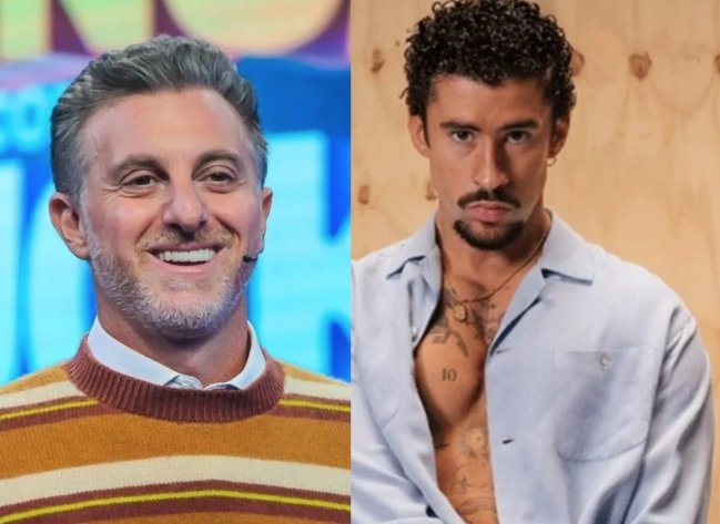 Luciano Huck enaltece Bad Bunny e destaca cultura latina no "Domingão"