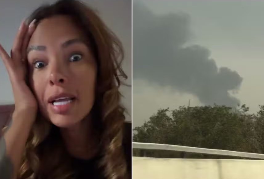 Em Dubai, ex-BBB Ariadna Arantes relata explosões: "Não dá para sair daqui"