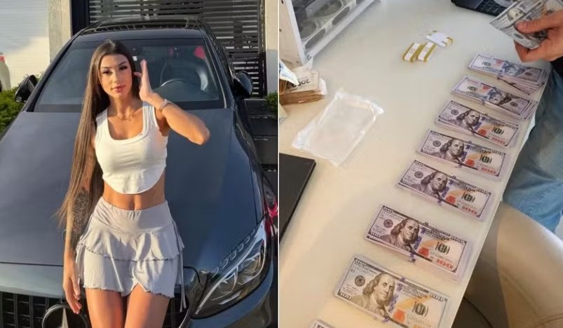 Polícia apreende US$ 40 mil em notas falsas na casa de Bia Miranda