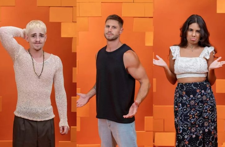 Juliano, Jonas e Gabriela formam 10º paredão do BBB26