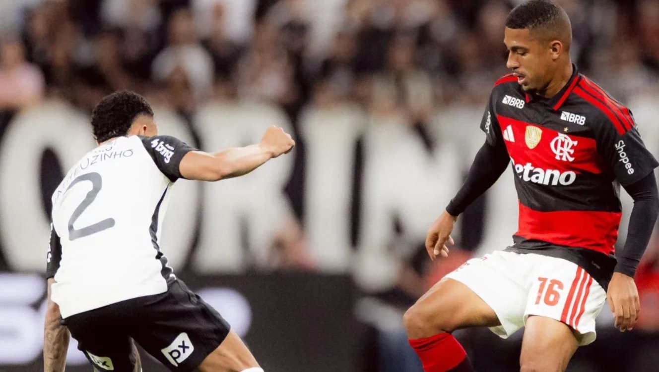 Corinthians e Flamengo empatam em 1 a 1 pelo Brasileirão