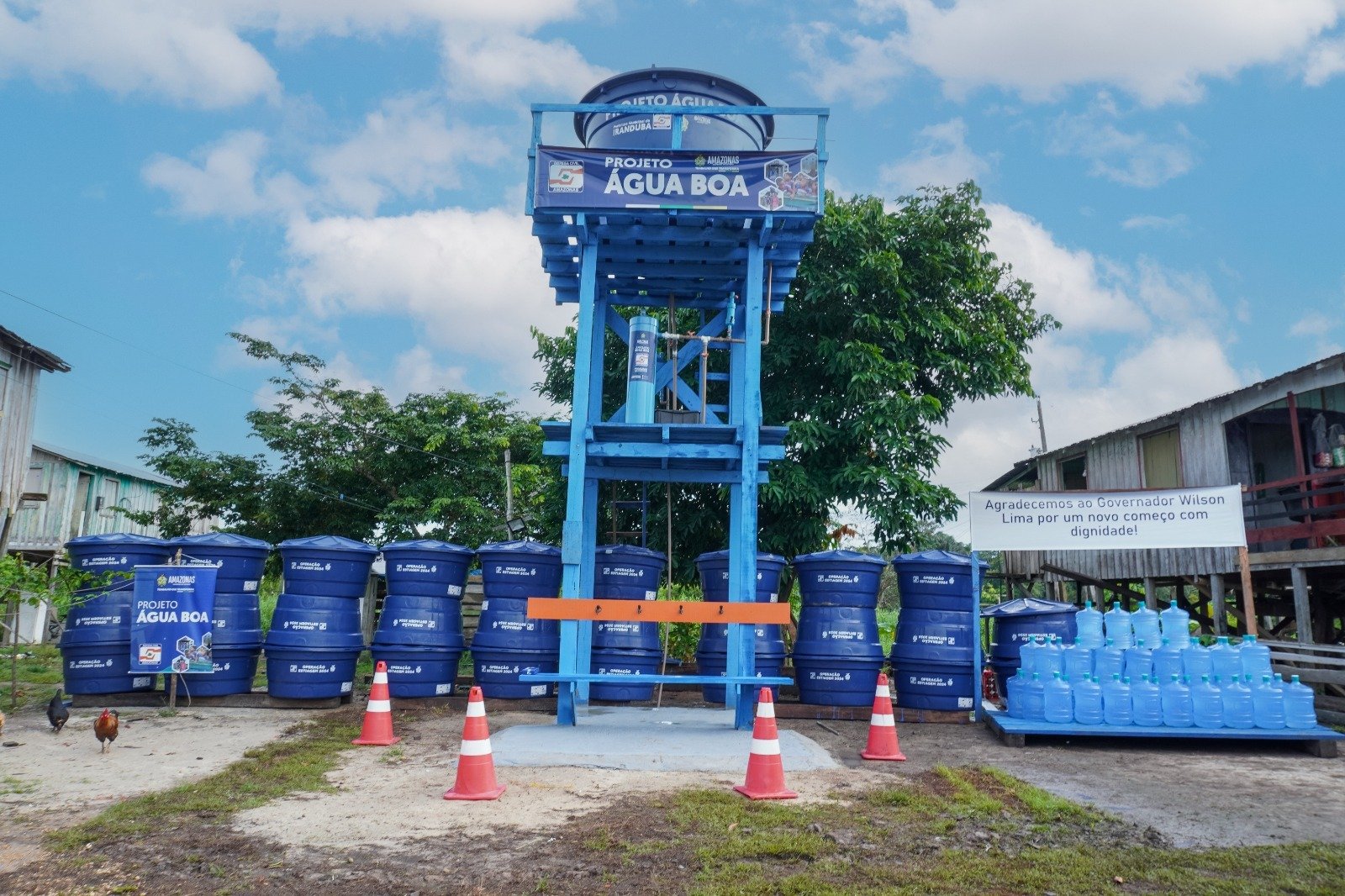 Amazonas acelera instalação de purificadores em comunidades do interior