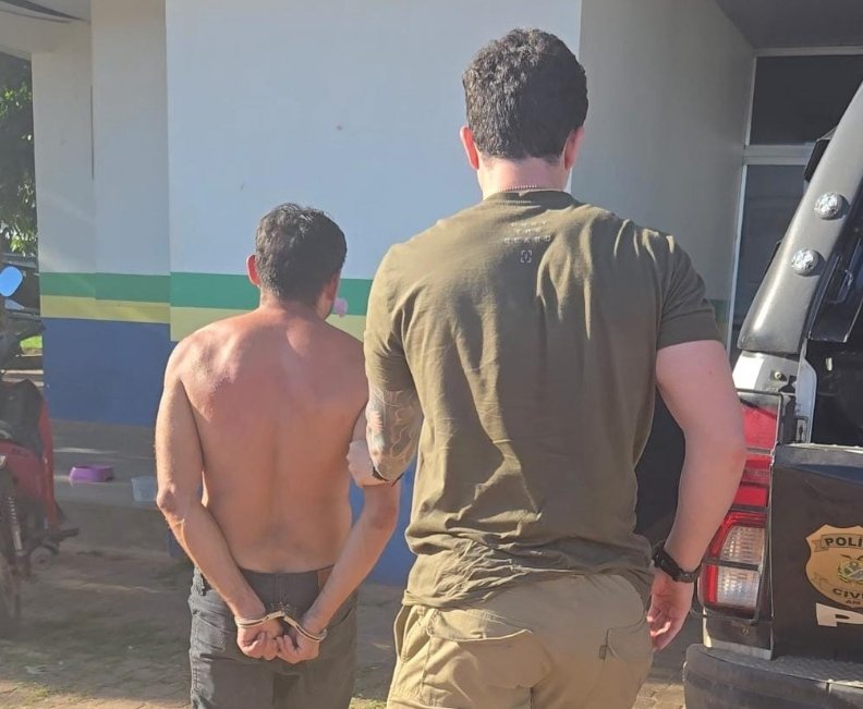 Homem é preso após agredir e ameaçar matar irmã e sobrinhos em Itacoatiara