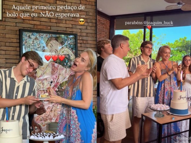 Angélica celebra 21 anos do filho Joaquim e se emociona em comemoração