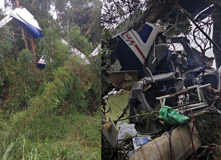 Piloto morre após aeronave atingir fios de alta tensão no Paraná