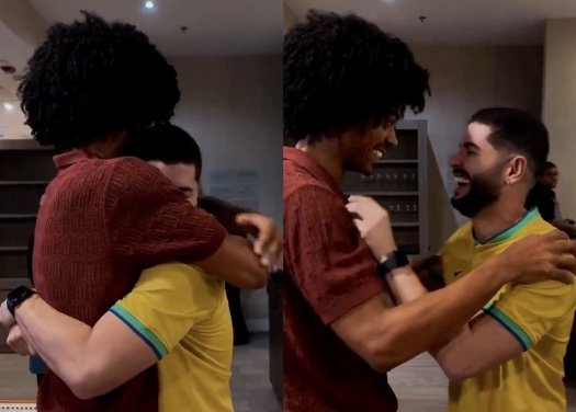Breno e Marcelo se reencontram no Rio após eliminação do BBB26; vídeo