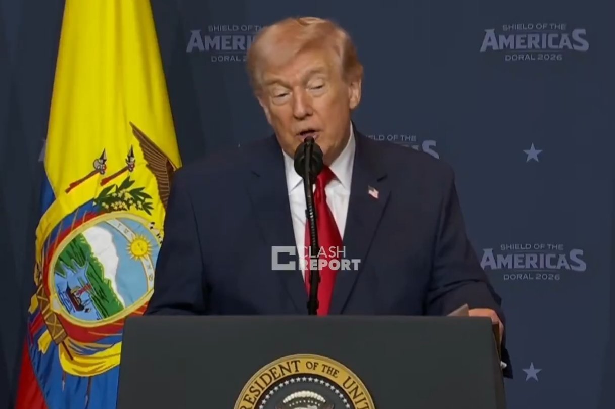 Trump decreta fim da força militar iraniana e diz que "pensa" em tomar o Estreito de Ormuz