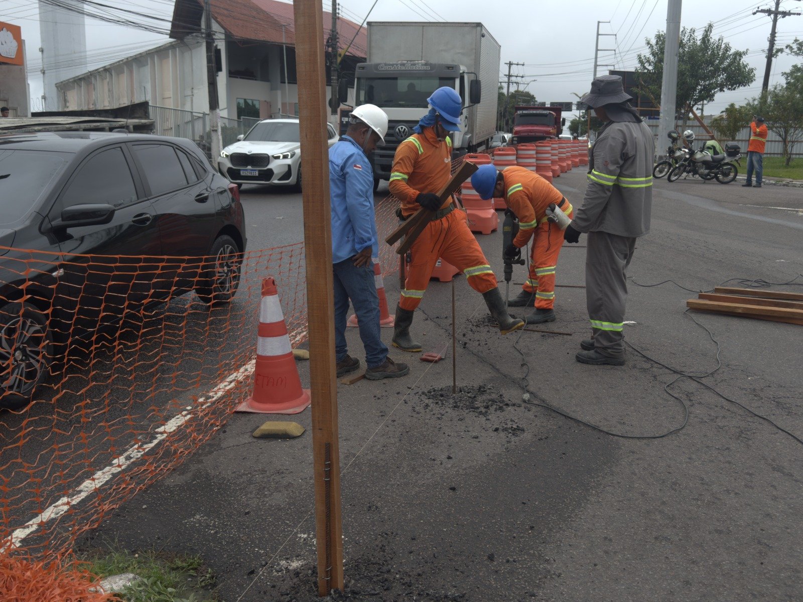 Obra do Passarão interdita retorno na Av. Coronel Teixeira a partir desta terça-feira