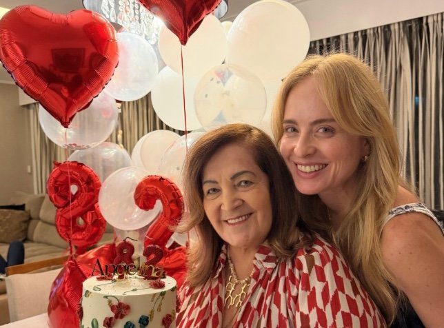 Angélica celebra os 82 anos da mãe e presta homenagem nas redes sociais