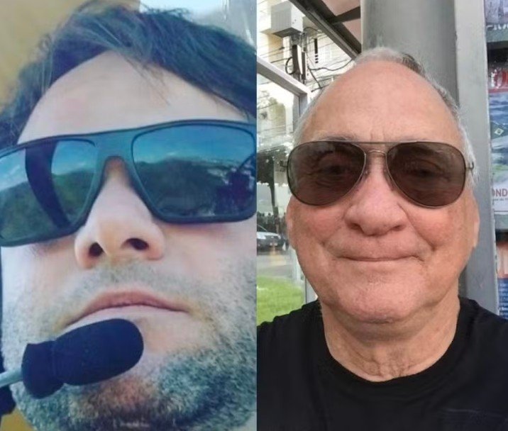 Homens que morreram em queda de avião no Rio de Janeiro eram pai e filho