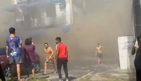 Incêndio atinge apartamento e assusta condôminos no Parque das Laranjeiras