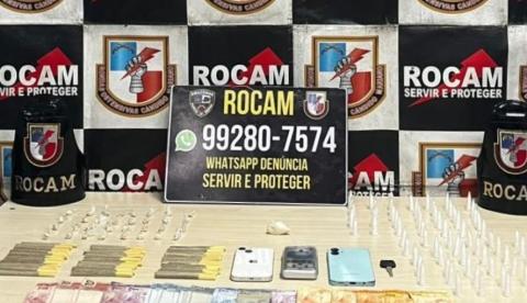 Dupla é presa após ser flagrada pela PM distribuindo drogas na Cidade Nova