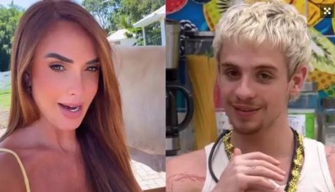 Nicole Bahls batiza novo peru de 'Juliano Floss' em homenagem a brother do BBB 26