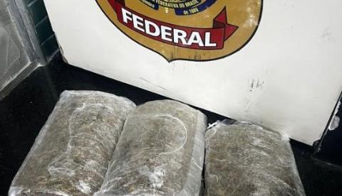 PF prende homem com 3kg de maconha no Aeroporto de Manaus