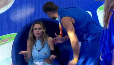 Ana Paula e Jonas trocam farpas sobre paredão: 'Se você quiser, eu te coloco’