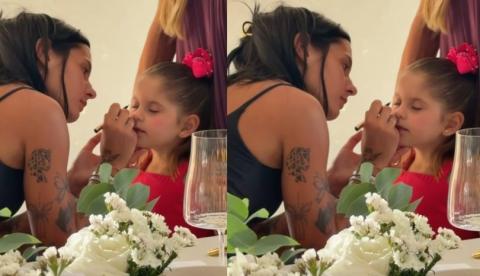 Ana Castela e Zé Felipe se reúnem para comemorar Dia das Mulheres