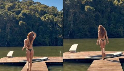Giovanna Ewbank encanta web ao mostrar rotina no Rancho da Montanha