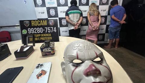 'Paredão' identifica placa falsa e Rocam prende trio por assalto a joalheria no Adrianópolis