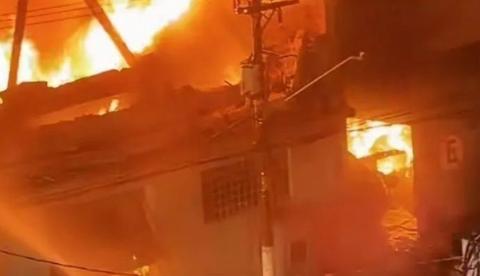 Combate às chamas ultrapassa 20 horas e mobiliza força-tarefa no Brás em São Paulo