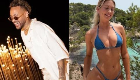 Neymar curte foto de modelo francesa e diz que foi "sem querer"