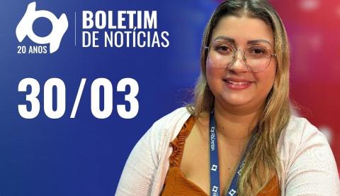 Confira as principais notícias no 'Boletim' desta segunda-feira; Assista