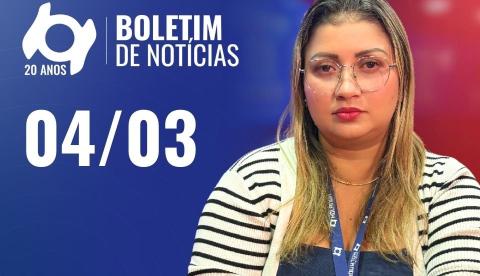 Confira as principais notícias no 'Boletim' desta quarta-feira; Assista