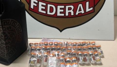 Passageira é detida pela PF com 45 frascos de Mounjaro no aeroporto de Manaus