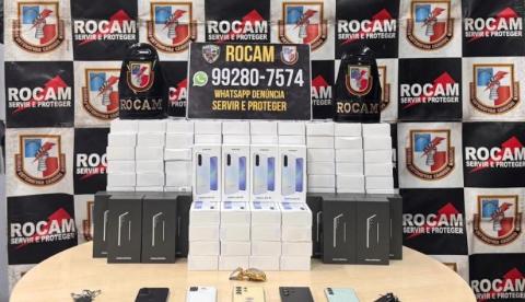 Suspeitos de desviar caminhão e furtar 135 celulares são presos no Tarumã