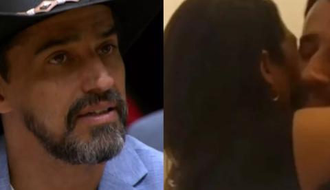 Alberto Cowboy se emociona ao reencontrar esposa após eliminação do BBB26