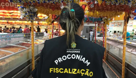 Ipem-AM e Procon fiscalizam supermercados de Manaus nesta terça