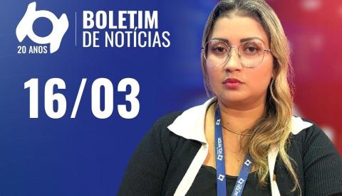 Confira as principais notícias no 'Boletim' desta segunda-feira; Assista