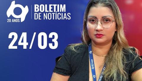 Confira as principais notícias no 'Boletim' desta terça-feira; Assista