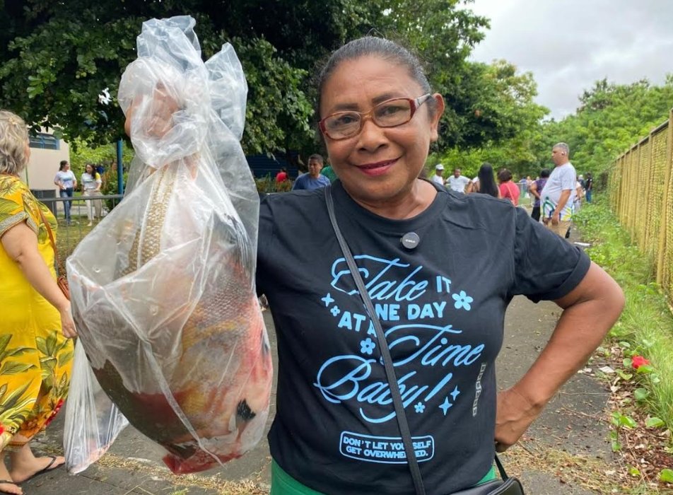 ADS distribui seis toneladas de tambaqui a famílias na zona oeste de Manaus