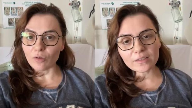 Monica Iozzi revela internação após reação a medicamento e detalha quadro de afasia