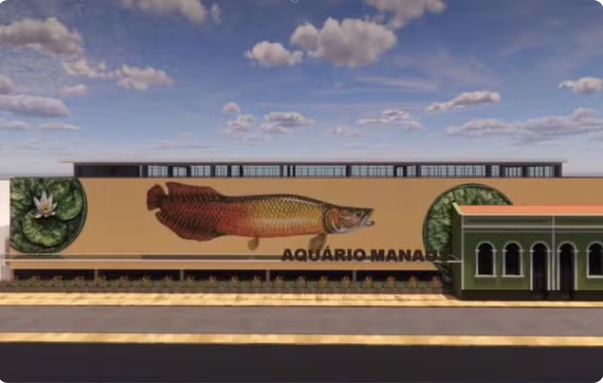 Novo cartão-postal: Começa a construção do grande aquário municipal de Manaus